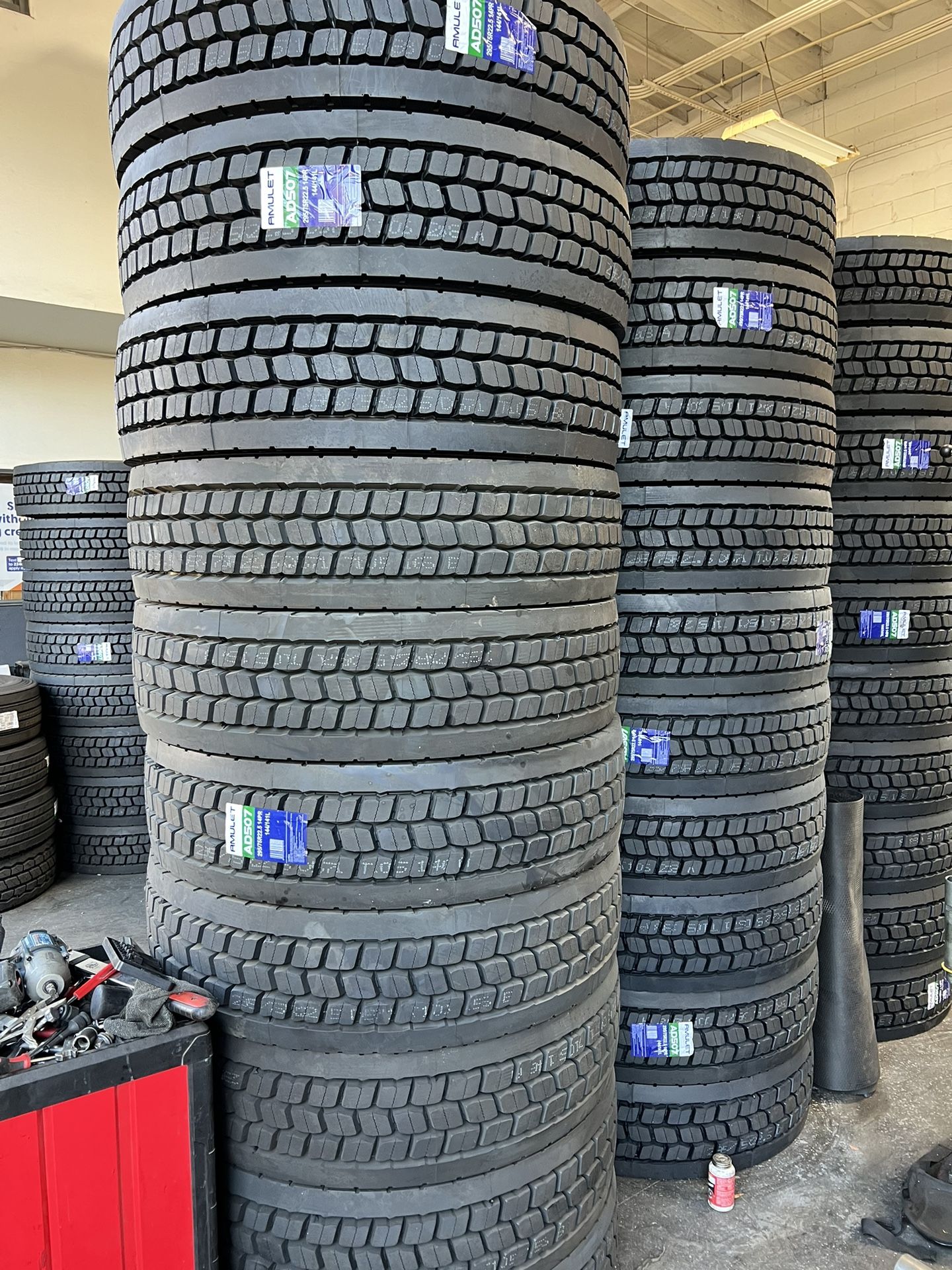 295/75R22.5 AMULET DRIVE TRUCK TIRES 