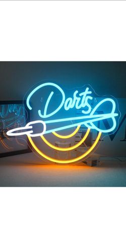 Neon Light Dartboard