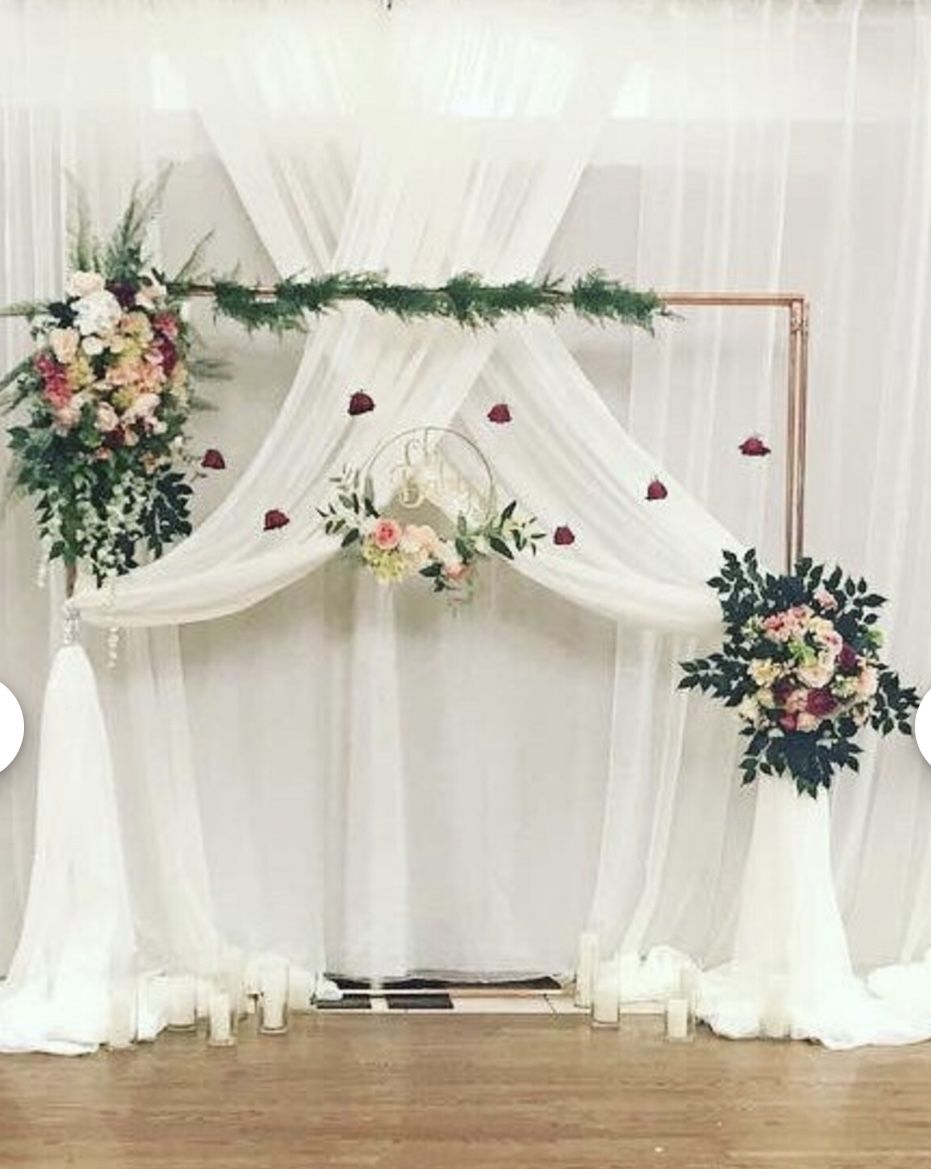Copper Arch Double, copper wedding arch, photobooth backdrop, coppe r ceremony backdrop