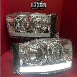 Dodge Ram 2006. 2008 headlights.