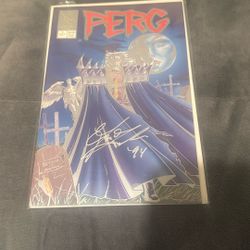 PERG #1 ~ PLATINUM EDITION, SIGNED BY ZYSKOWSKI W/ COA ~ NM 1993 LIGHTNING COMIC #181 Of 1000