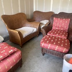 Wicker chairs