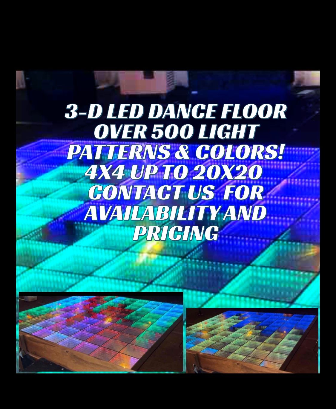 LED MAGNETIC 3-D Dance Floor