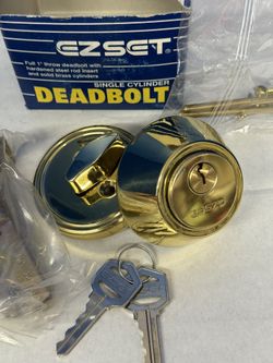 EZSET Deadbolt Lock