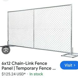 6×12 Fence Panels