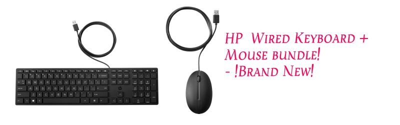 HP Wired Keyboard & Mouse Bundle - BRAND NEW!!!!