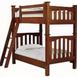 Pottery Barn Twin Bunk Bed