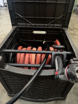 Water hose and cover top .