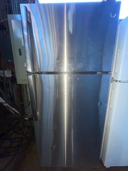 28” GE Stainless Steel Top Freezer