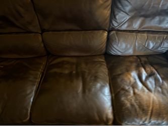 Leather couch