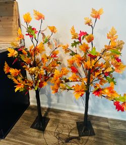 Hobby Lobby Pre-lit Fall trees
