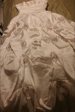 Quinceanera white size 2 dress