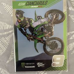 Adam Ciancurulo Team Green Kawasaki Card 