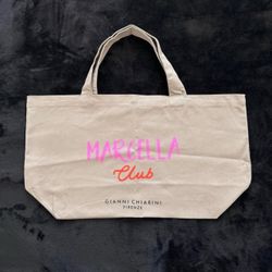 Gianni Chiarini Marcella Club Canvas Fabric Tote Stylish Shopper Shopping Bag