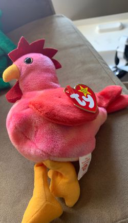 Strut the Rooster beanie baby