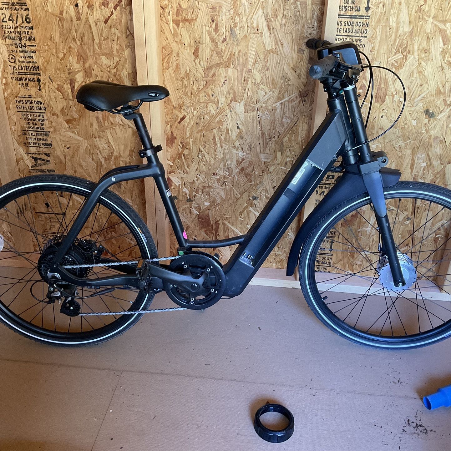 genze electric bicycle E201 BLACK/BLUE 350W Bike Epic Wheelz Electric Bicycle Genze Bicycles Electric
