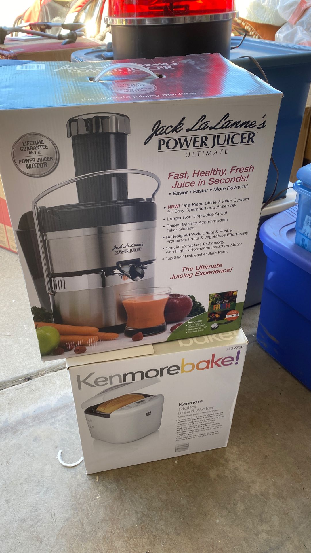 Power Juicer and Bread Maker