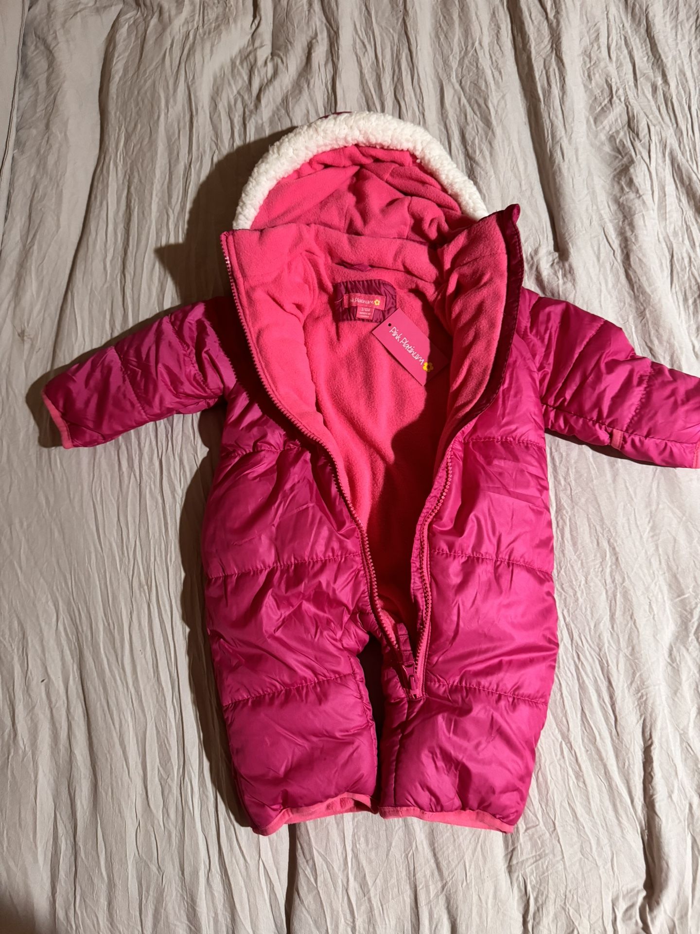 Brand New Baby Girl Snowsuit 3-6 Months