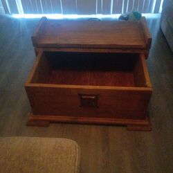 Wooden Chest /Wooden Coffee Table .