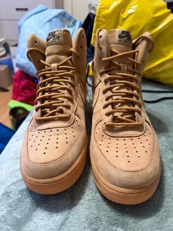 Nike Men's High-Top Boots in Wheat Tan Suede