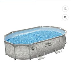 Coleman Power Steel 16' x 10' x 42" Oval Above Ground Pool Set