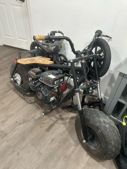 Chopper style mini bike