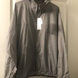 New men's windbreaker jacket, size XL