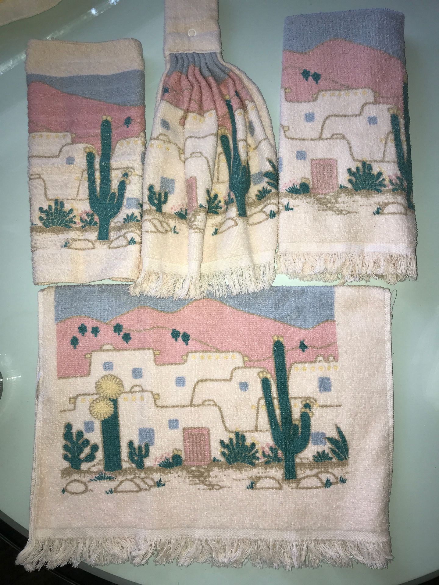 Southwest design kitchen towel set