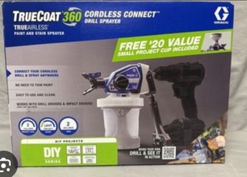 Truecoat 360 cordless connect drill spryer brand new