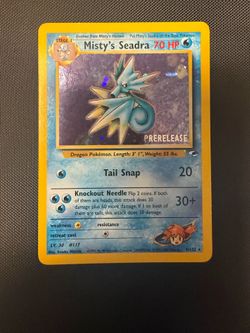 Pokemon, Misty's Seadra (Prerelease) - WoTC Promo