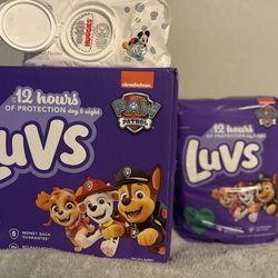 Luvs Diapers Size 6: Box/bag/wipes $20 FIRM