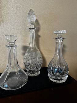 Crystal decanters