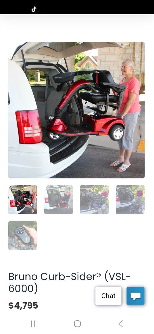 Bruno Curb Sider Lift Model VSL-6000  Never Installed Cost 5,000  And A Free 18,000  Quantum Electric Wheelchair .