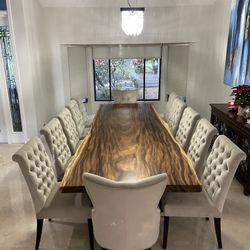 Live Edge Dining Tables- Kitchen Table 
