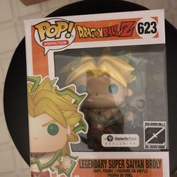 Funko pop large 6 inch dragon ball z super saiyan broly