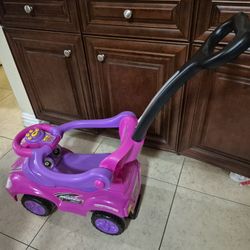 Bebemio Mega Car 3-in-1 Ride-On Push Car For Toddlers - Stroller, Walker And Ride On Car With "Wing Doors" & 4 Songs & Horn!  Works Perfectly!