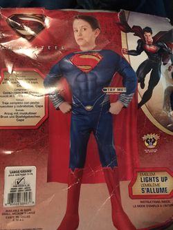 Superman costume size 12-14. Halloween costumes see offers