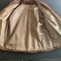 Authentic Mink Jacket. Medium