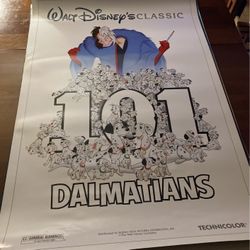 Walt Disney 2 Sided Poster