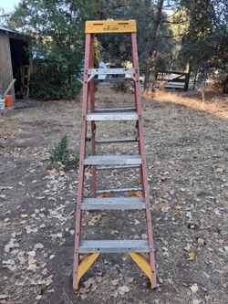 Werner 6ft fiberglass ladder