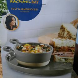 New Rachel Ray Soup And Sandwich Set