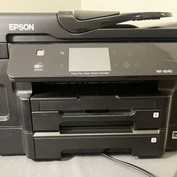 Epson Workforce WF-3540 Wireless Inkjet Printer Dual Paper Feed Extra Ink