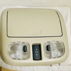 OEM Overhead Console w/ Sunroof Switch - Light Stone