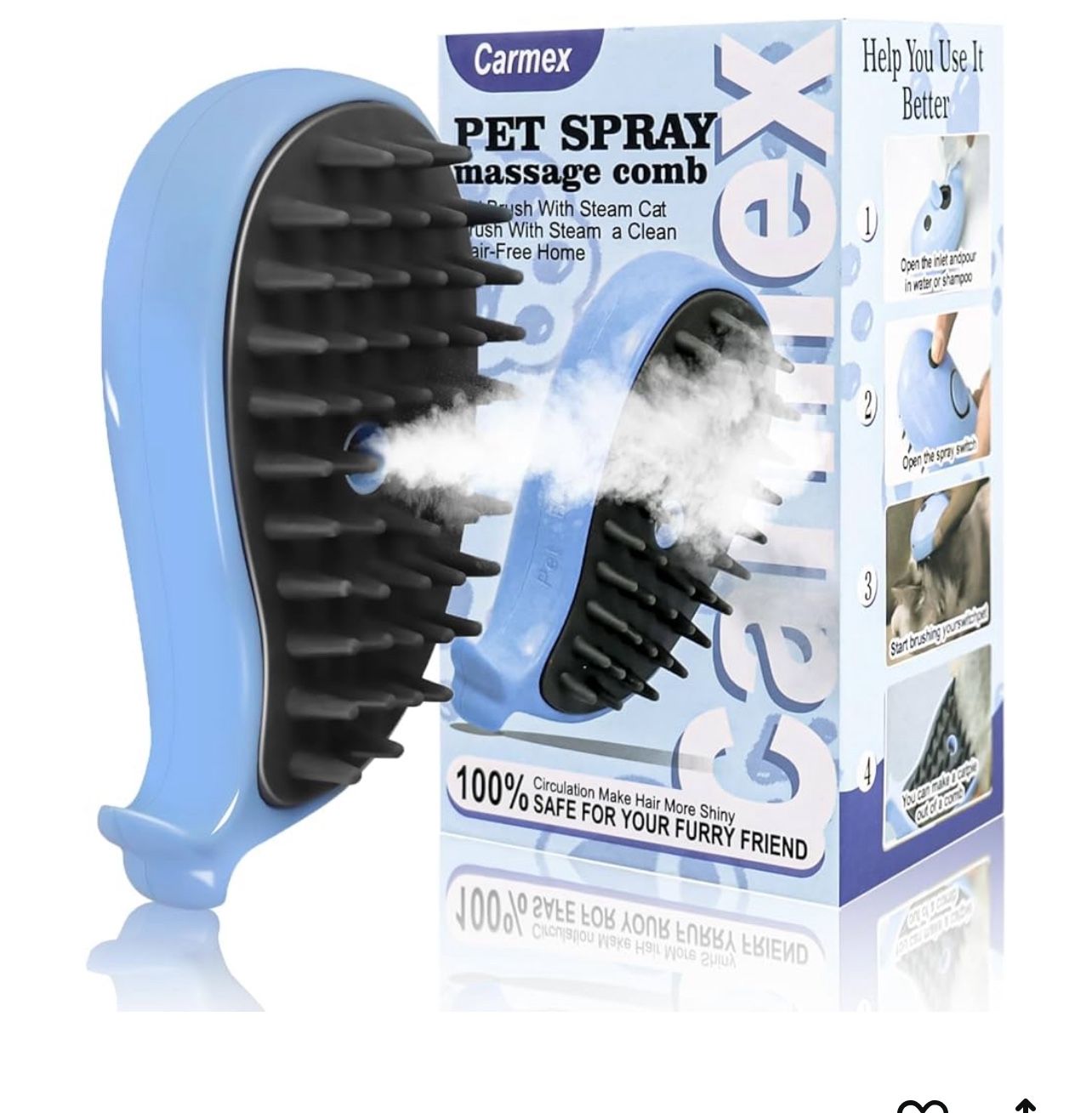 Pet Spray Massage comb 