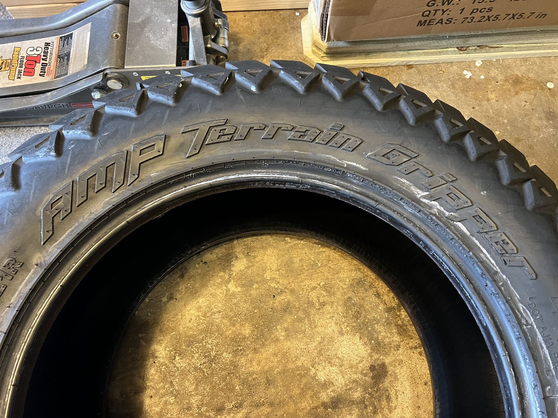 Set Of 5 - 35” Tires. 35x12.50R20