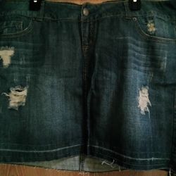 Torrid Denim Skirt 