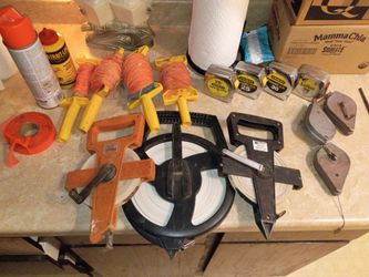 Mixed Measuring Tools and Layout Lot