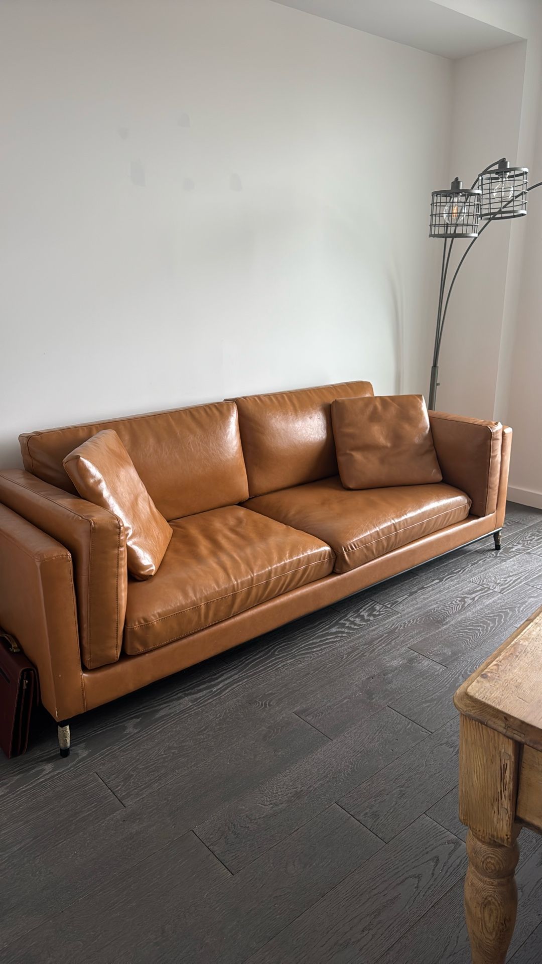 Cognac Couch For Sale