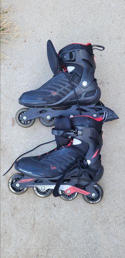 Zetra Rollerblades Mens Size 12 Black Red