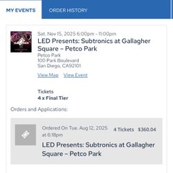 Subtronics Tickets SD Nov 15th